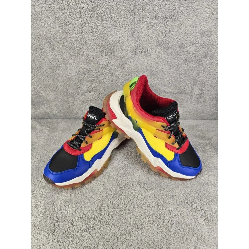Men's Mazino Molten Casual Chunky Sneakers Multi Colored Size 8